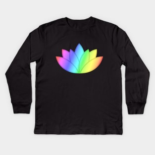 MLP - Cutie Mark Rainbow Special - Aloe / Lotus Blossom Kids Long Sleeve T-Shirt